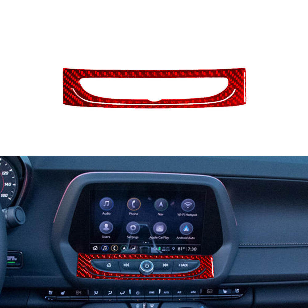 Carbon Fiber Passenger Dashboard Cover Trim for Hyundai for Veloster JS 2019-2022 v