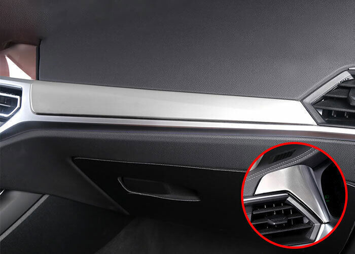 Middle Console Dashboard Strip Trim for BMW 3 Series G20 2019-2023 Matte Silver