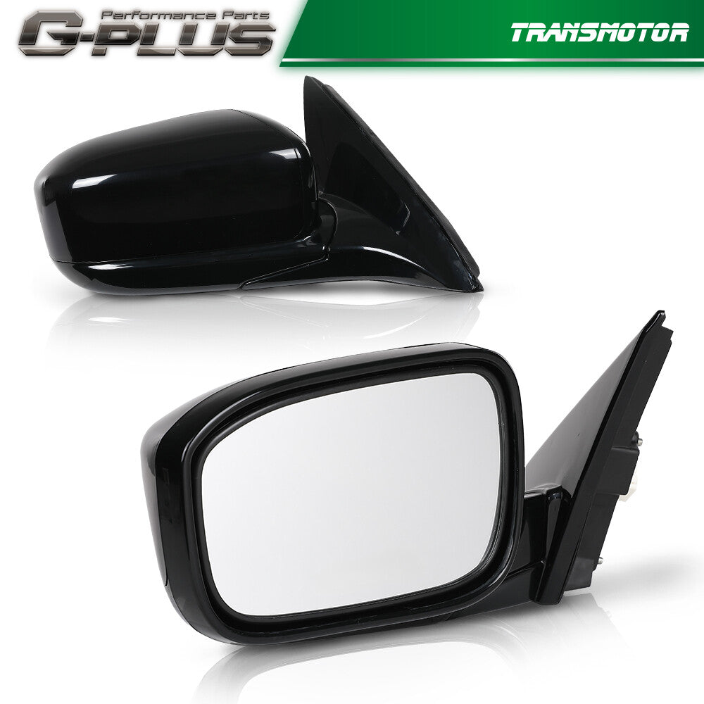 Fits 2003 - 2007 for Honda Accord Manual Folding Power Mirrors Driver and Passenger - v