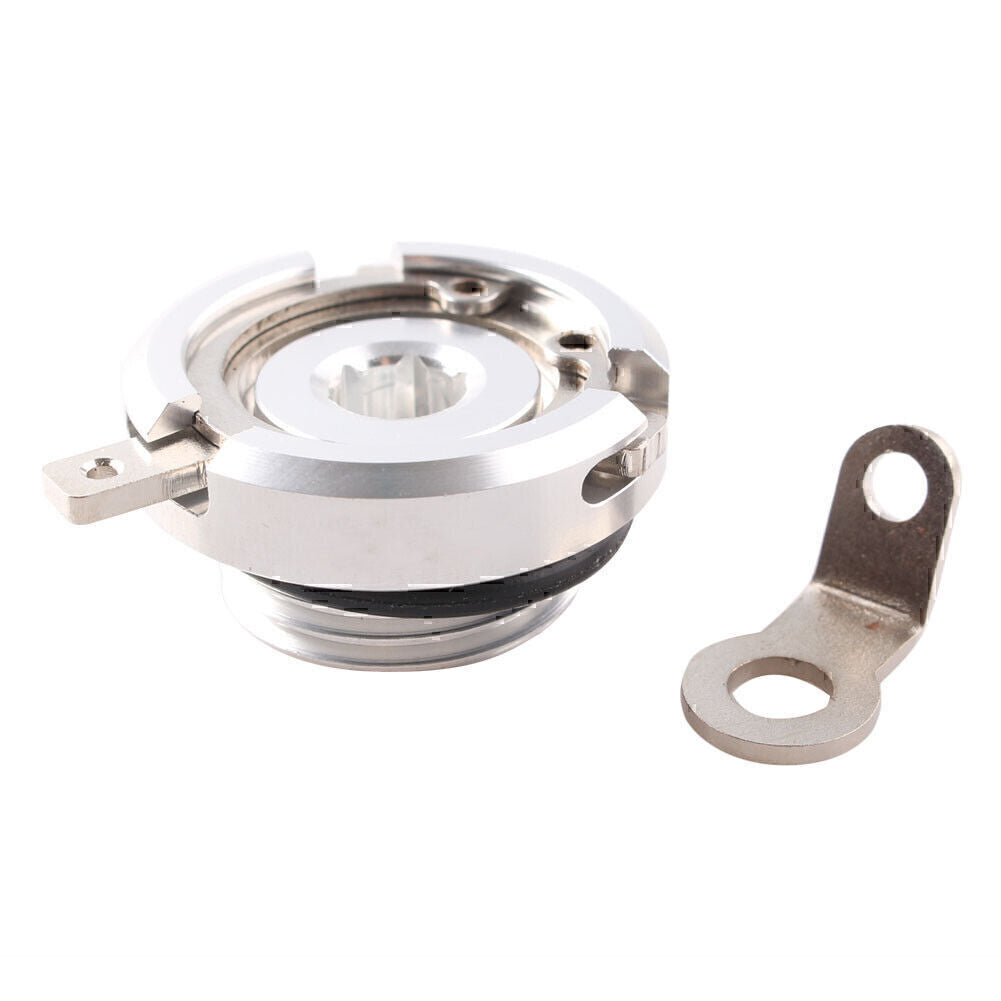 Oil Filler Cap Set for BMW S1000RR 2009 2010 2011 2012 2013 Motorcycle Silver Q