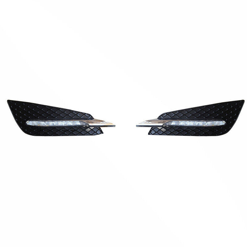 Set Front LED Grille Fog Light Lamp Trim Kit for Mercedes W251 R-Class 2010-2017