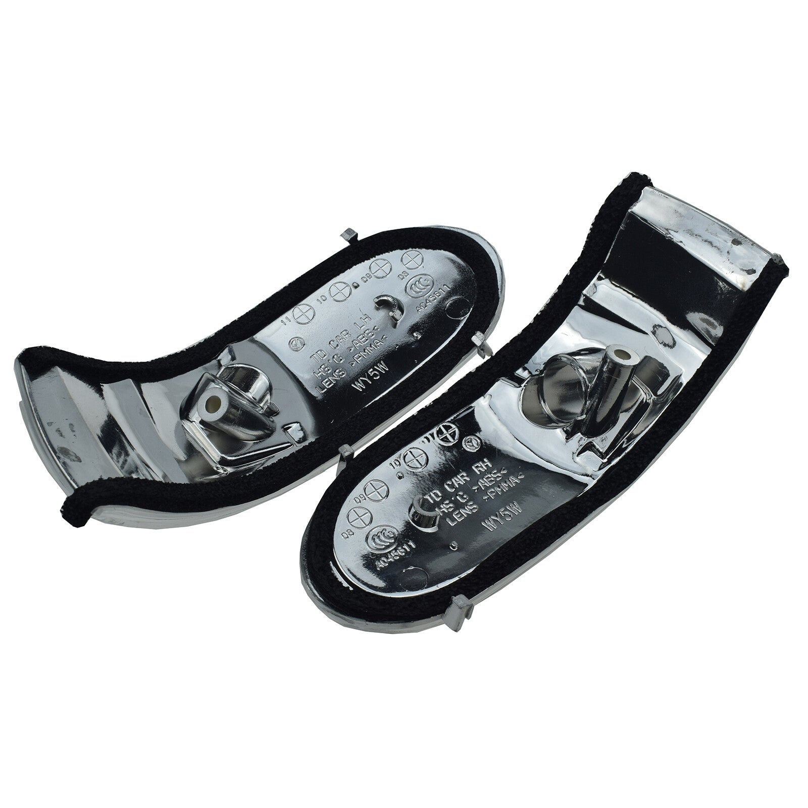 2 Pack Left and Right Mirror Turn Signal Lights for for Kia Forte Koup 2010-2012- v