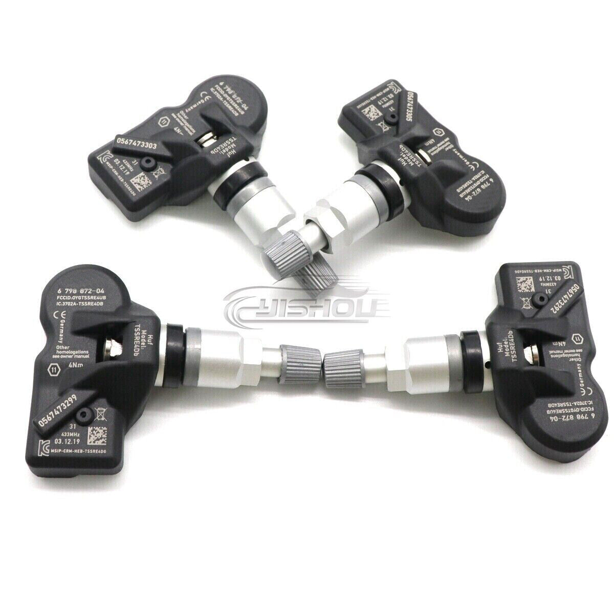 New 4PCS 36106798872 Tire pressure TPMS Sensor for BMW 5 6 7 for MINI series X1 X3