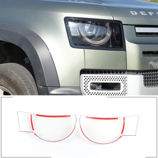 2x ABS headlight covers for Land Rover for Defender 90/110 (2020-2022)