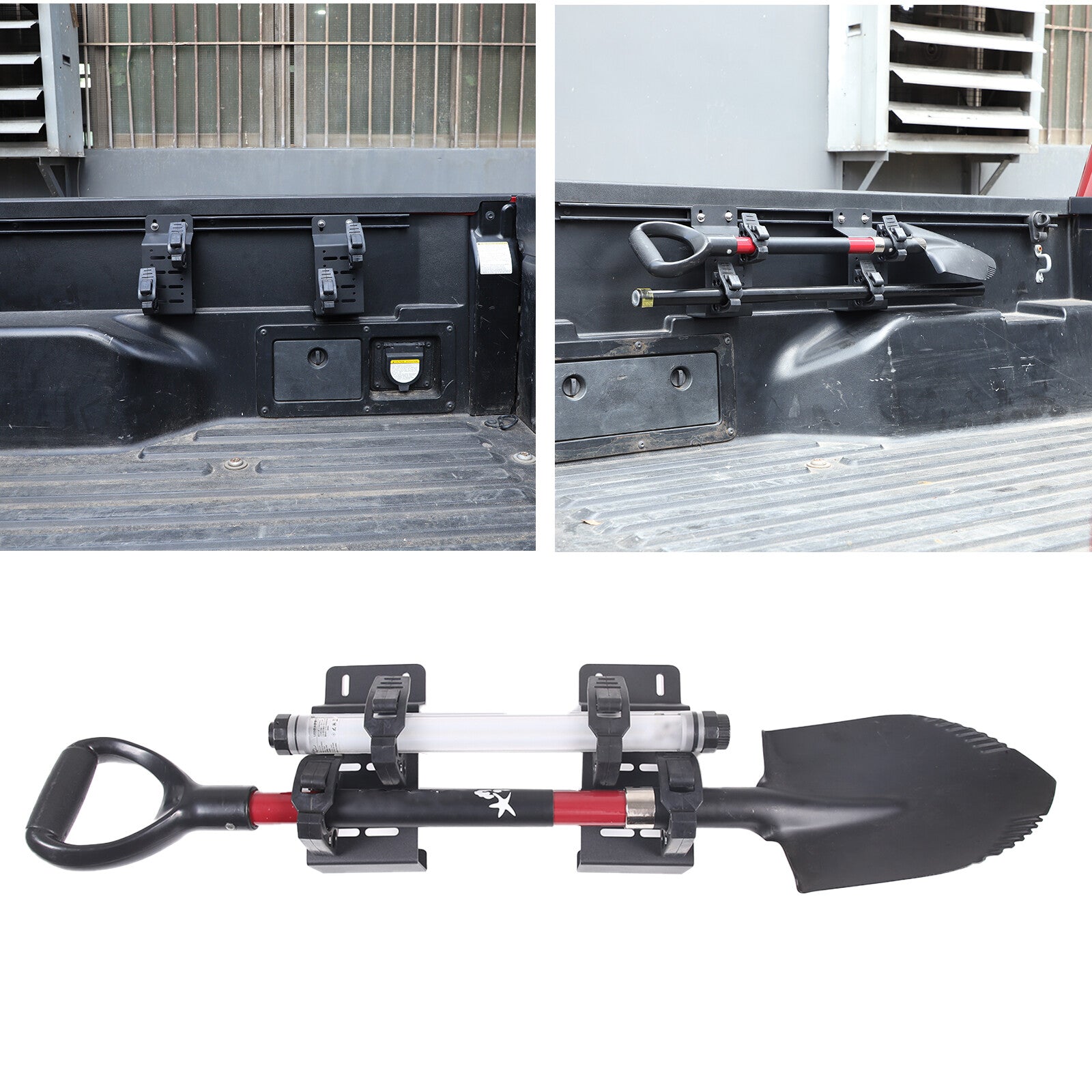Truck bed tie-down anchor brackets and cassette connecting plates for Tacoma 2016-22 - n