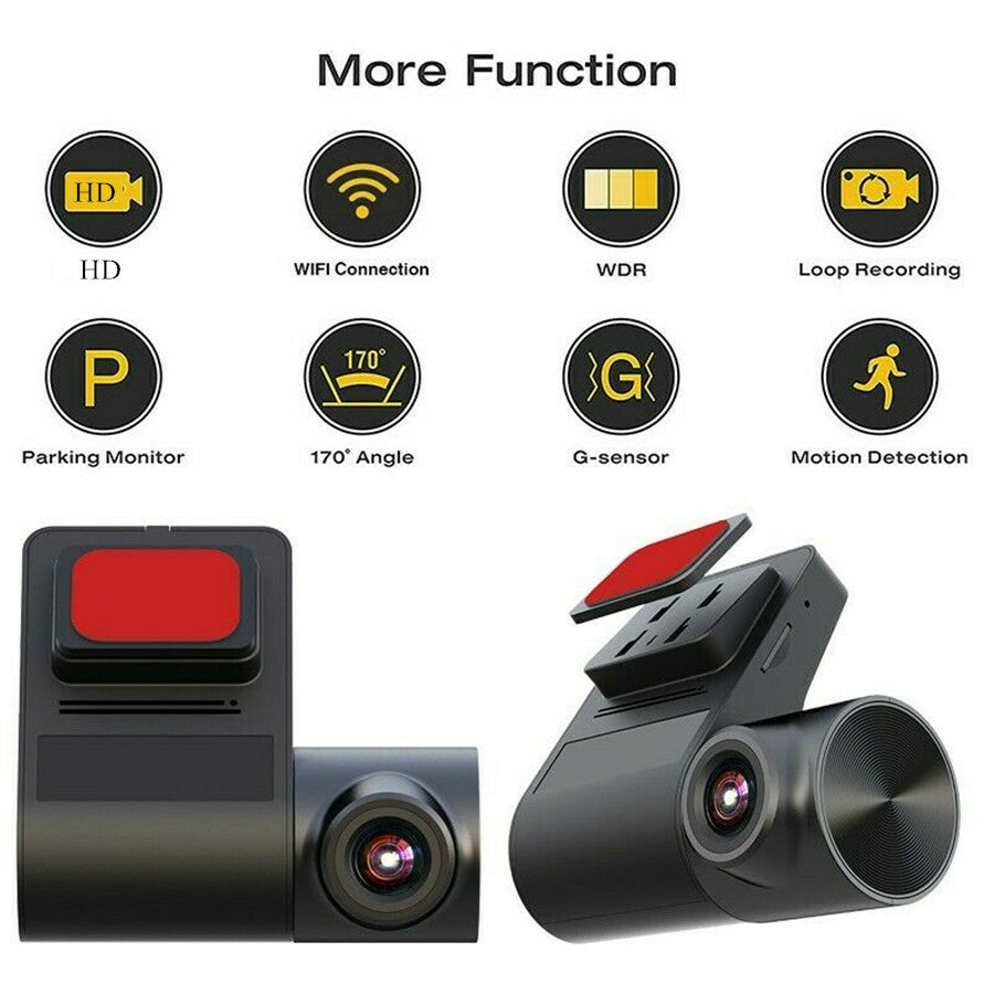 1080P USB WIFI Car DVR Dash Cam Video Camera Recorder Night Vision G-sensor ADAS