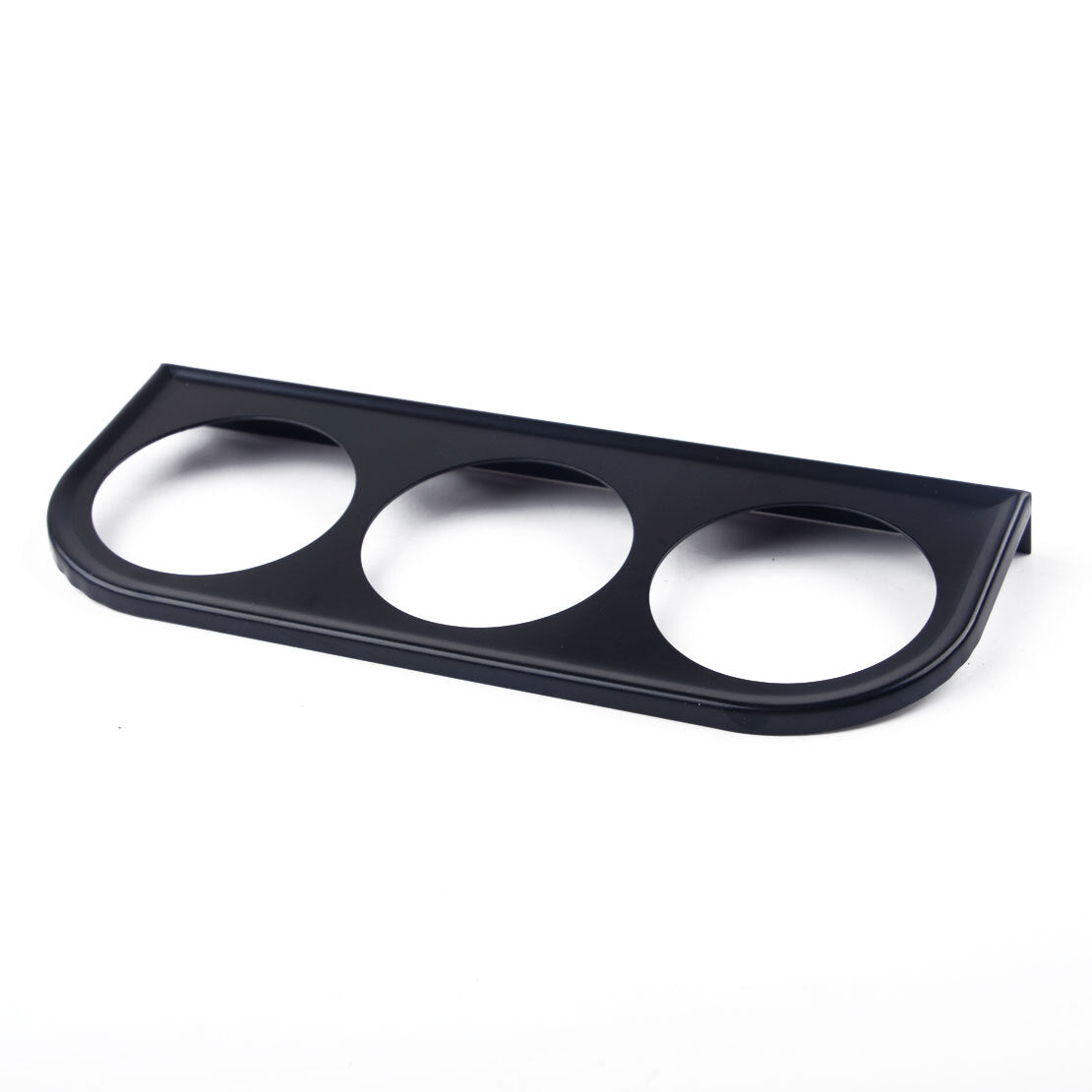 52mm 2 Gauge Meter Mount Holder Bracket Pod 3 Holes Triple Gauge Black Metal v