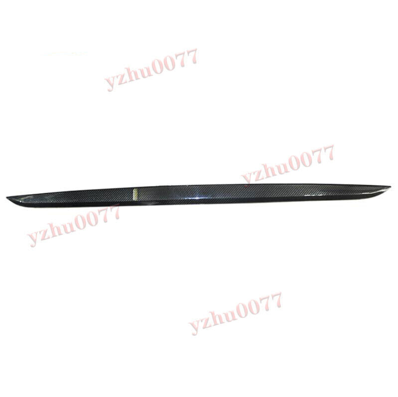 For Model X 2016-2021 Carbon Fiber Rear Door Trunk Lid Cover Trim 1pcs n