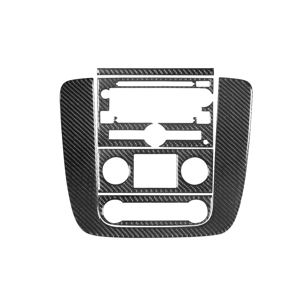 Red Carbon Fiber Center Console Cupholder Cover Trim for Model Y 3 Type A v