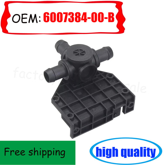 6007384-00-B 3-Way Heater Coolant Control Valve For 2012-2021 S 600738400F n