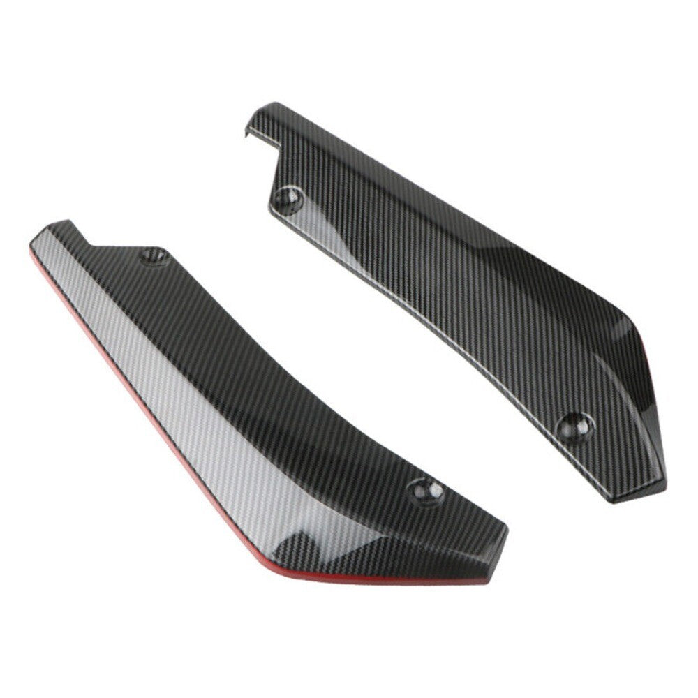 ABS Car Rear Bumper Lip Splitter Diffuser Body Winglets Side Skirt Extension Hot n