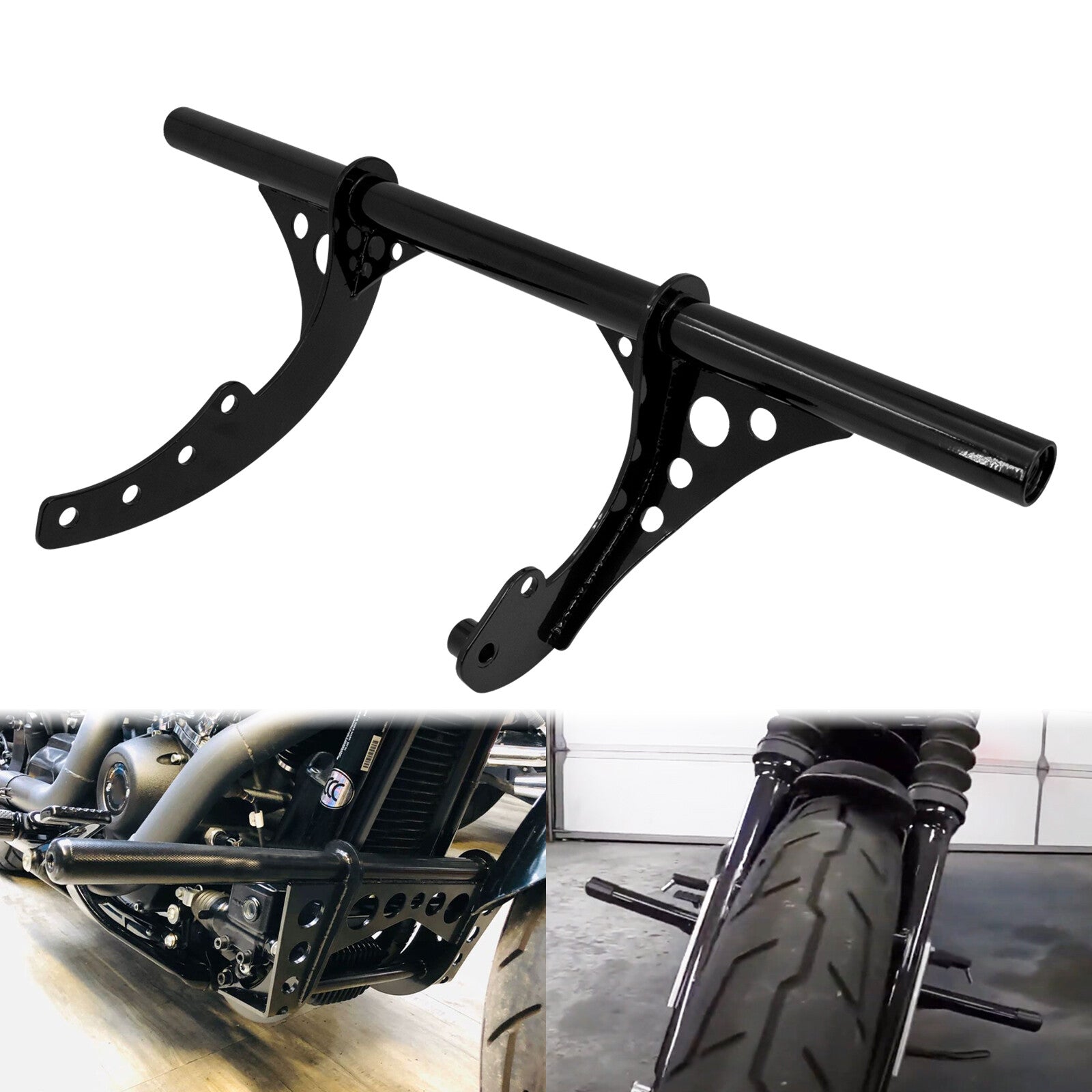 Front Highway Foot Peg Crash Bar for Harley Street Bob FXBB Low Rider FXLR 18-23