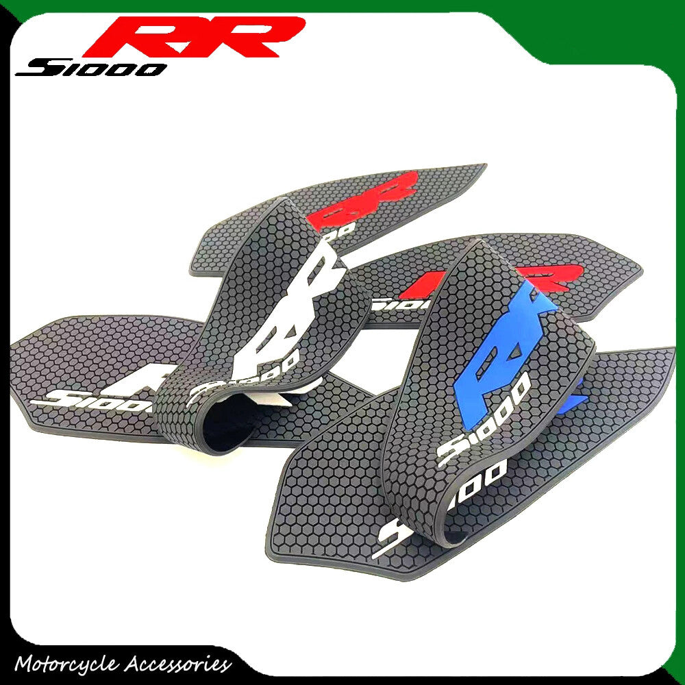 Fit For S1000RR Rubber Gas Tank Pad Traction Side Fuel Knee Grip Decal Protector