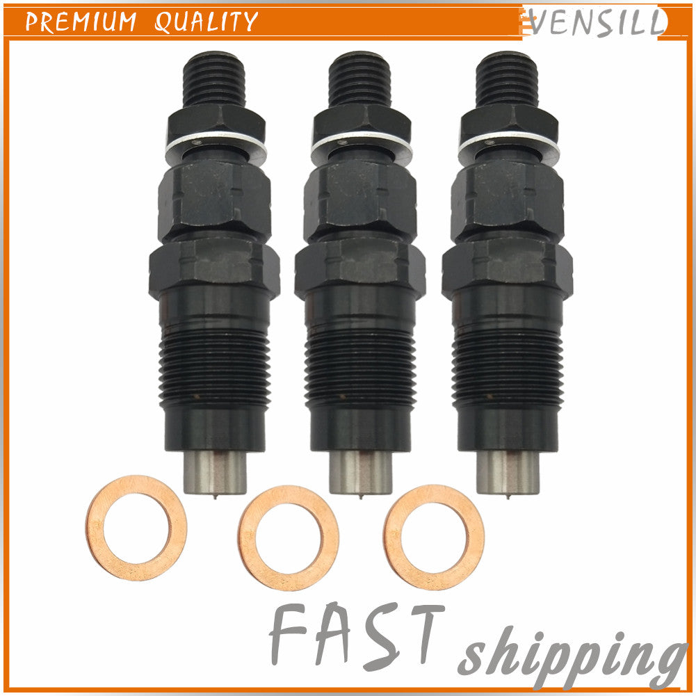 Set of 3 Fuel Injector for Kawasaki Mule PRODX PRODXT KAF1000 Diesel 49033-0039