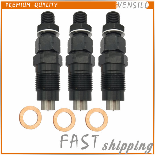 Set of 3 Fuel Injector for Kawasaki Mule PRODX PRODXT KAF1000 Diesel 49033-0039