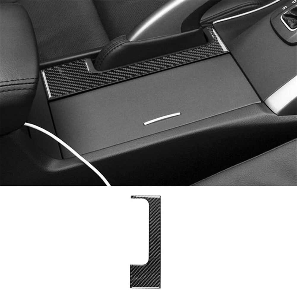 Red Carbon Fiber Driver Door Speaker Trim for Land Rover Discovery Sport 2015-19 v