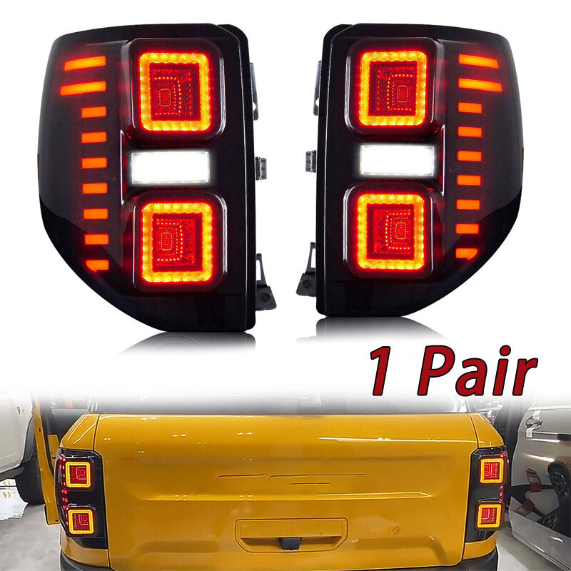 2-Pack LED Taillights for Ford for Mustang Sport 4-Door 2022 2023 Rear Lights