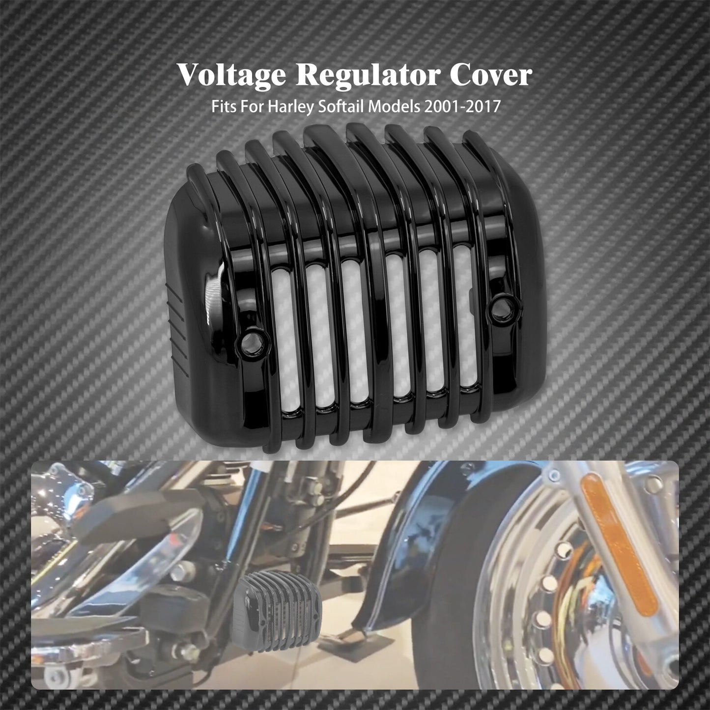 ABS Voltage Regulator Cover Fairing Fit for Harley Softail FXS FXSB FLSTSB FXSTC
