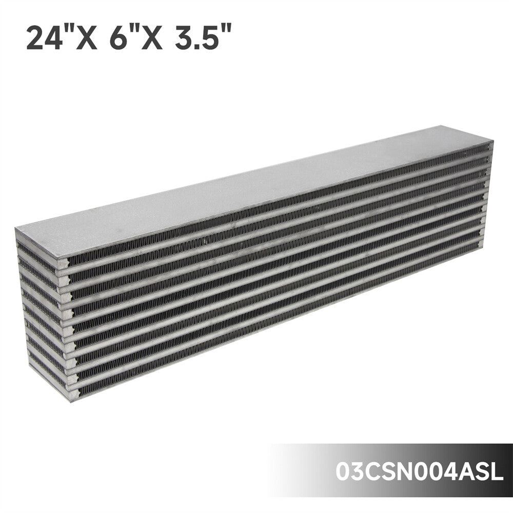 Universal Race High Performance Bar and Plate Air Intercooler Core 24X 6X 3.5
