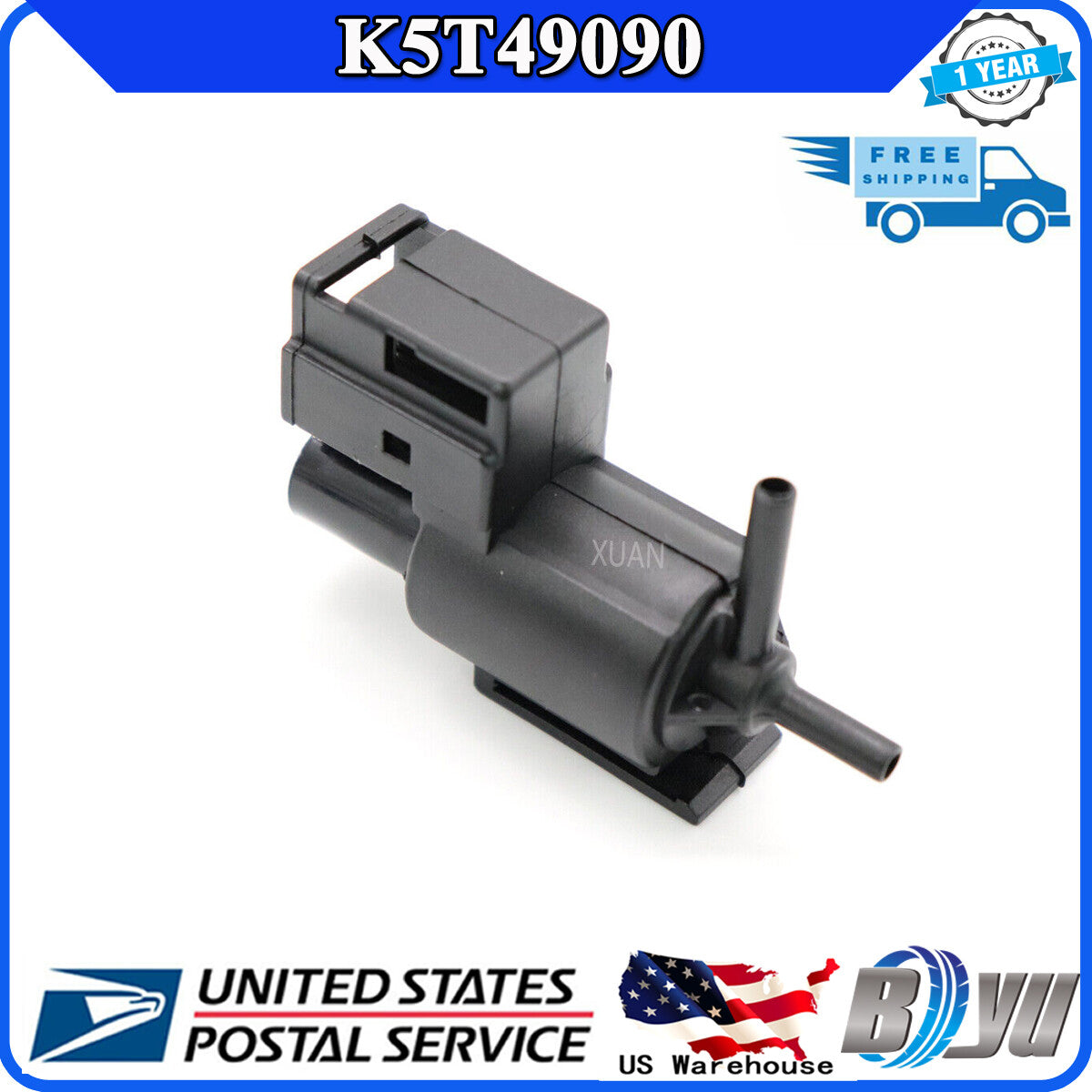 K5T49093 Vacuum Switch Valve Solenoid Valve 911707 Suitable for Mazda RX-8 Protege Edge 626 929