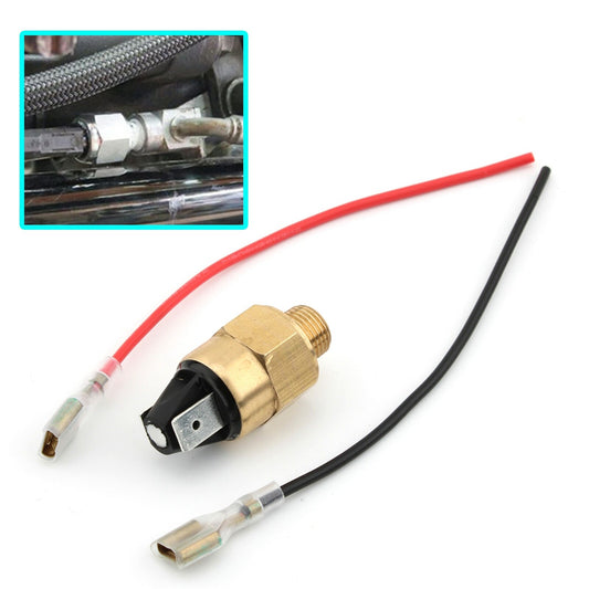 5 BAR for Harley Electra Glide Pressure Brake Switch With Brake Switch Cables Q