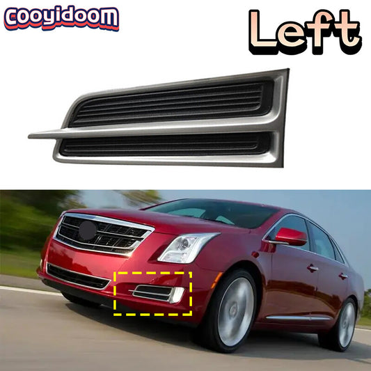 Left Front Fog Light Cover Grills Trim For 2013-2017 for Cadillac XTS