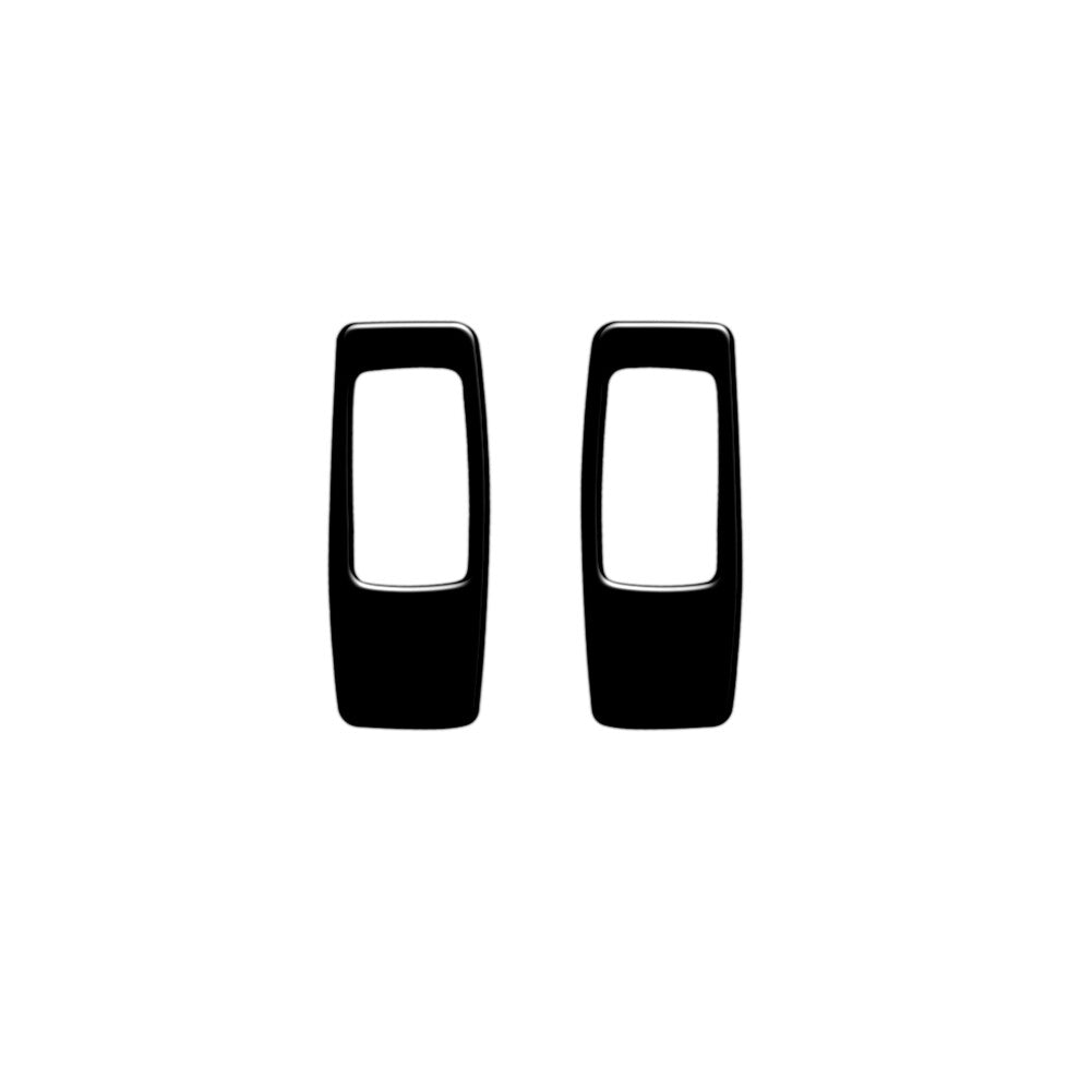 2X Glossy Black Door Switch Inner Frame Cover Trim for Ford Ranger 2019-2022
