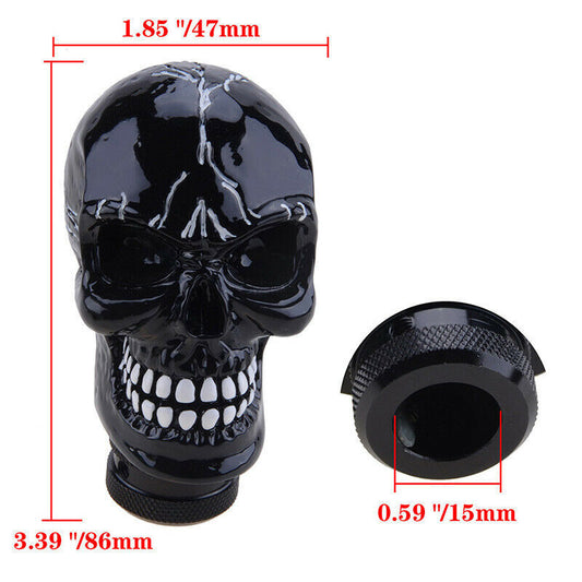 Black Skull Universal Manual Shifter Car Pickup Gear Lever Handle n