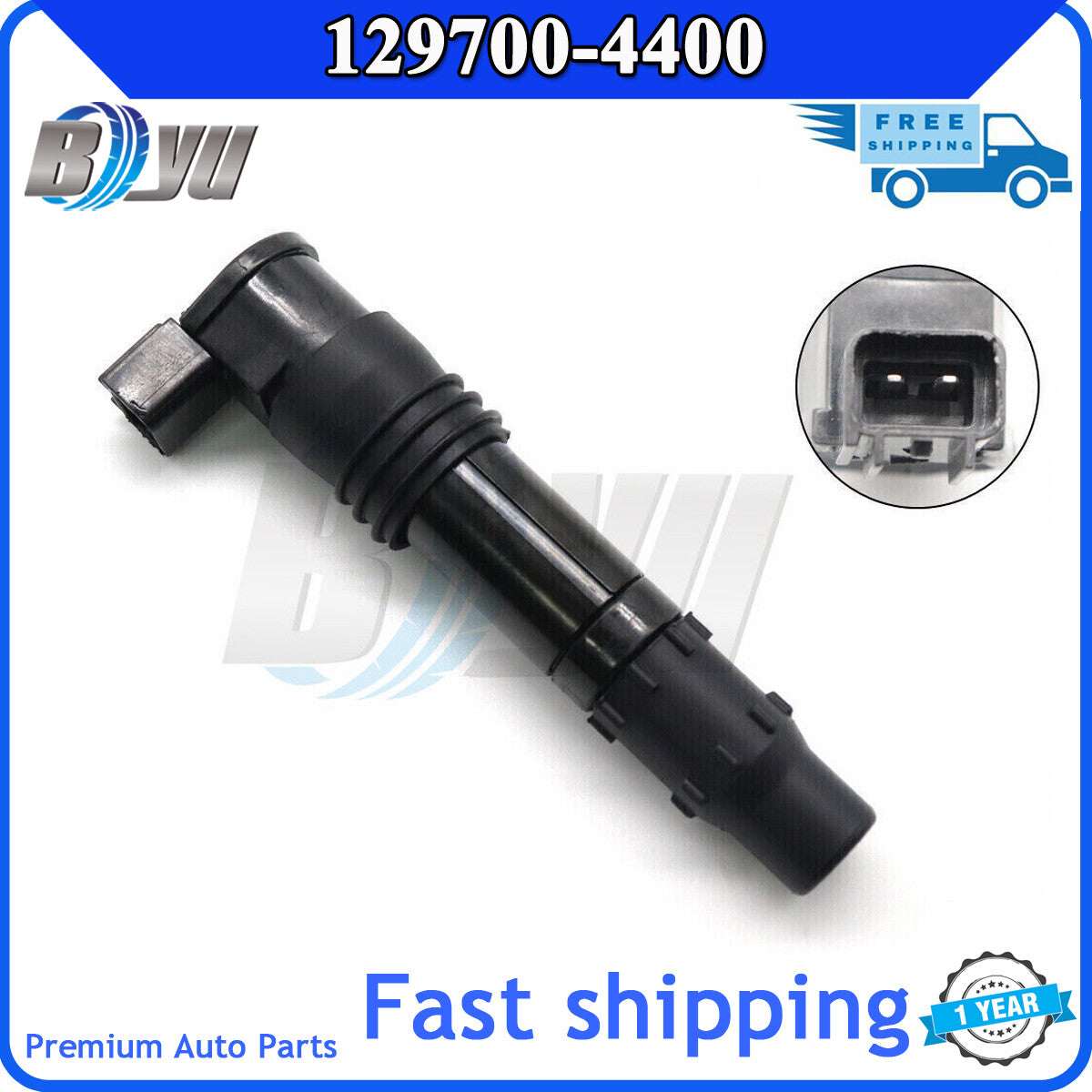 IGNITION COILS 1 piece for SUZUKI GSX1300R Hayabusa 1300R 1999 - 2009 2011 2012 Black v