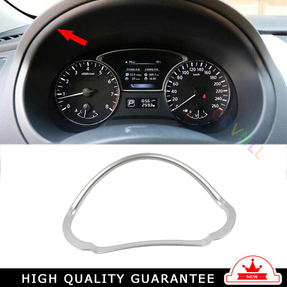 Dashboard Panel Frame Cover Trim for Nissan Altima Teana 2013-18 Matte Silver