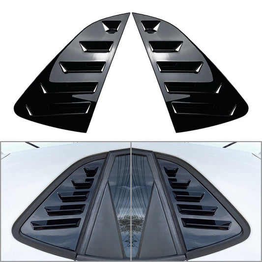 Rear Side Window Louver Vent Trim Cover for VW Polo MK6 2018+