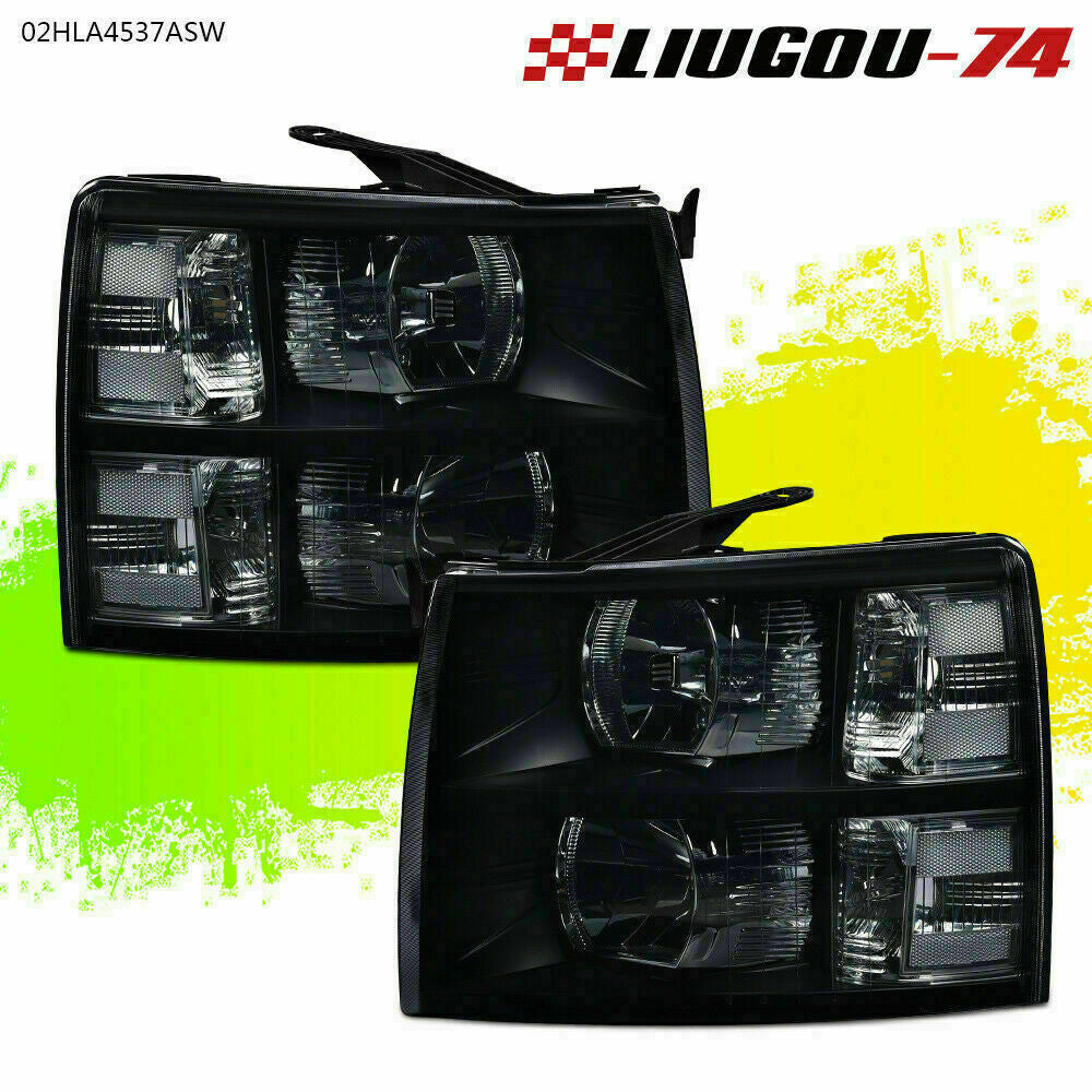 Clear Corner Reflector Headlight Housing fit for 07-14 Silverado U- v