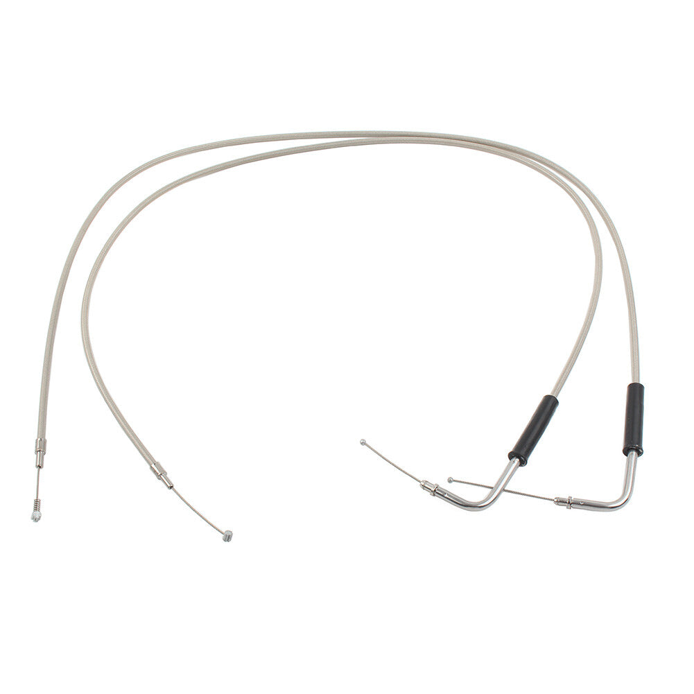 110cm Stainless Throttle Cable Fit for Harley Sportster XL1200 883 Dyna Road King ne