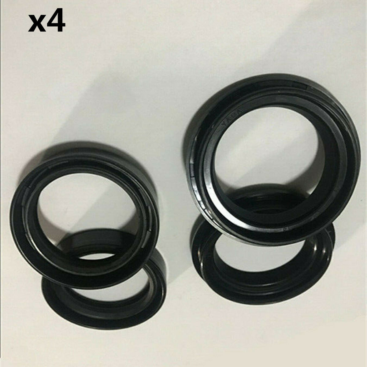 4-Piece Motorcycle Front Fork Shock Absorber Fork Dust and Oil Seal - n