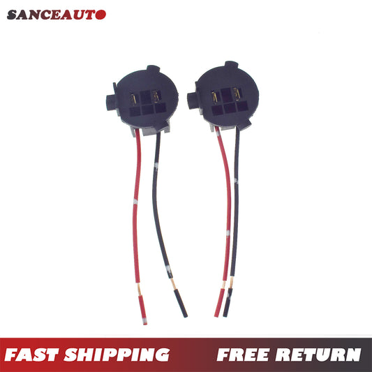 2-Pack H7 Headlight Bulb Socket Holder Bracket Adapter for Hyundai for Veloster 12-18- n