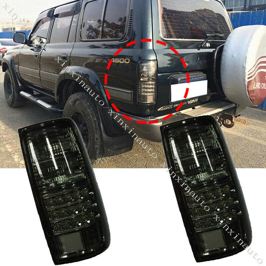 LED Rear Taillight Conversion Kit Black 91-97 for Toyota for Land Cruiser FJ80 LC80