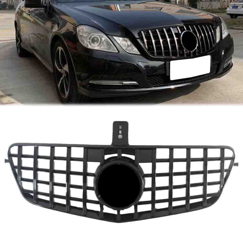 Front Grille GTR Style Gloss Black Fit for Mercedes-Benz GT Look E-Class W212 10-13