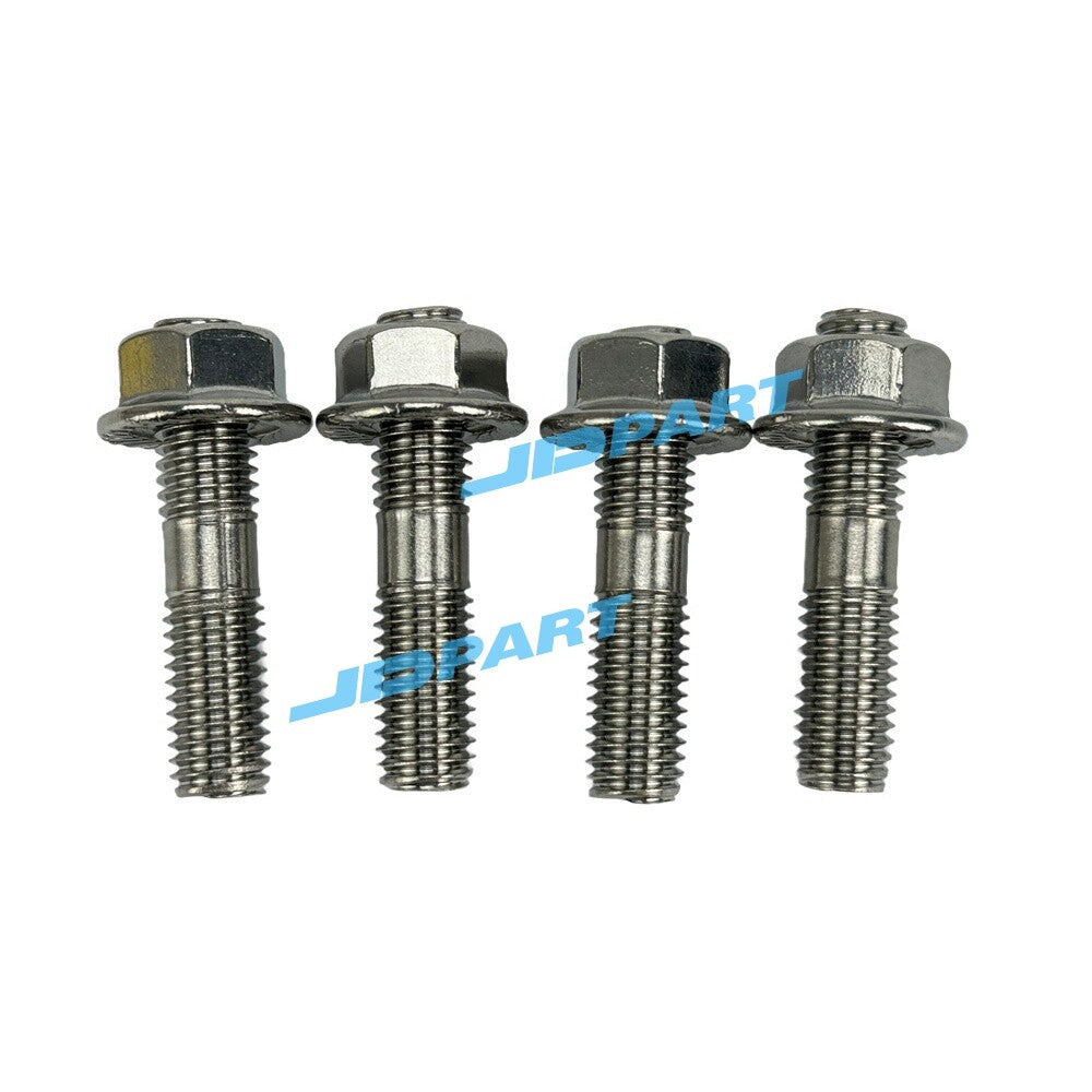 Replacement turbocharger exhaust pipe connecting bolts for 6D34 engine -