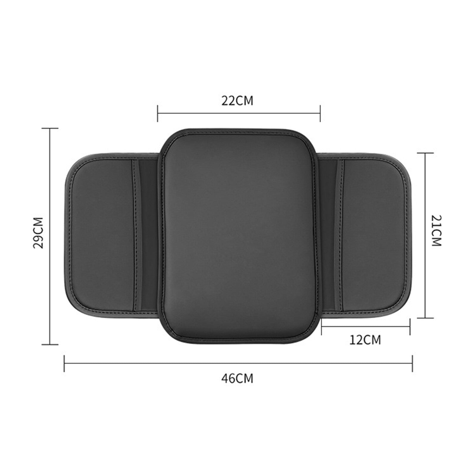 Car leather accessories armrest cushion center console box pad protective cover