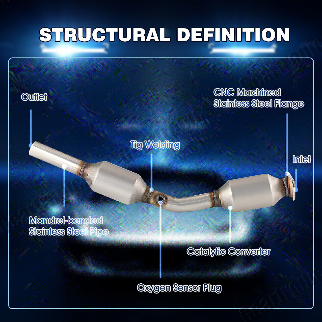Catalytic Converter Fits For 2009-2012 for Toyota for Corolla /Matrix /Vibe 1.8L l4!