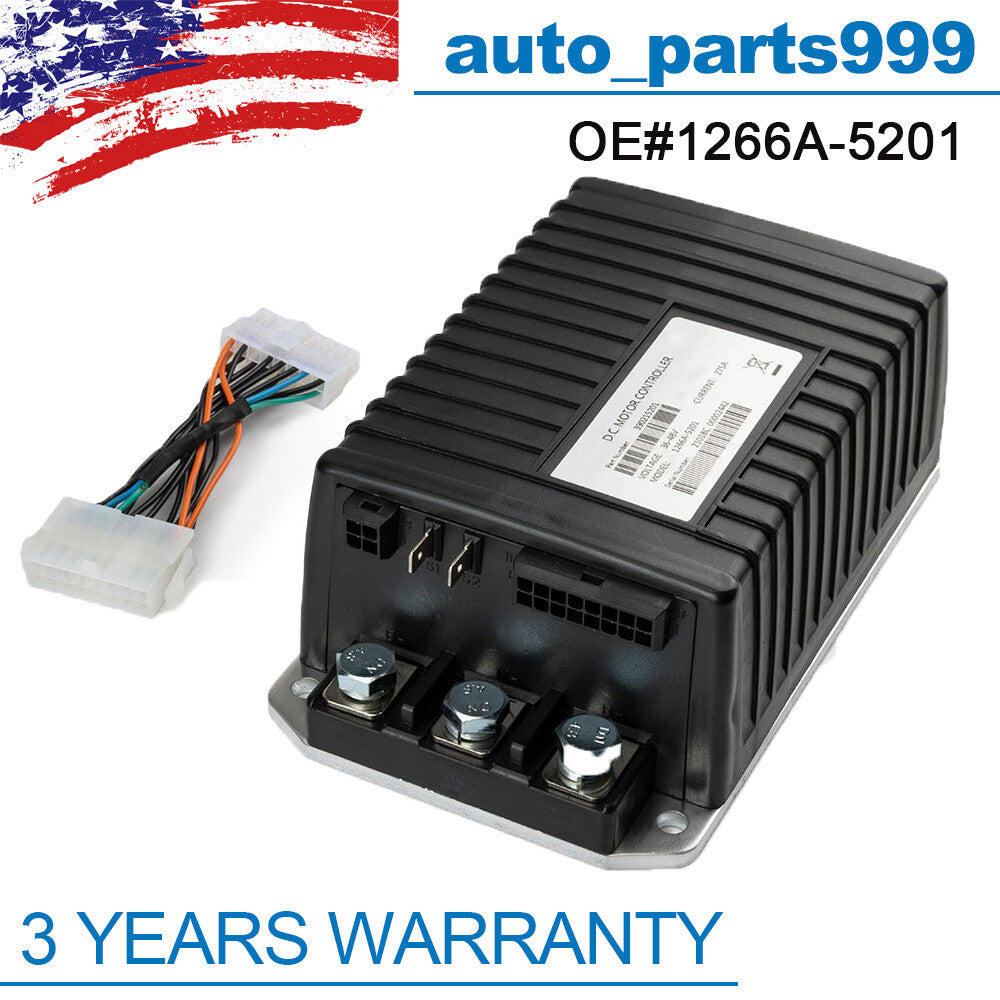 Replacement for Curtis PMC SepEx controller 1266A-5201 48V for EZGO for golf cart club carts - n