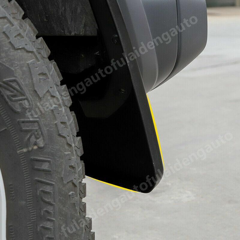 4X for Jeep for Wrangler JL 2018-2021 Mudguards Black Mud Flaps Fender Splash Guards