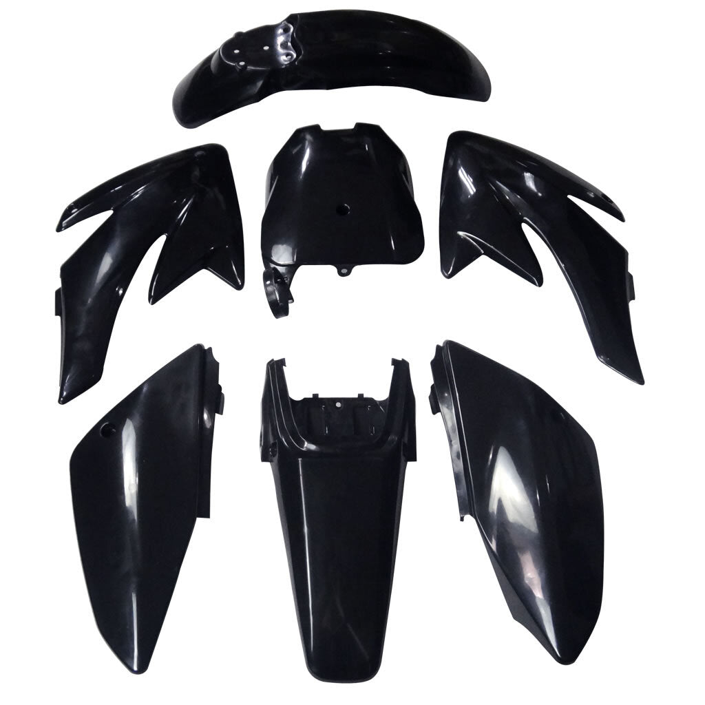 ?Motorcycle Black Plastic Body Fairing Fender Kit for HONDA CRF CRF70 Pit Bikes