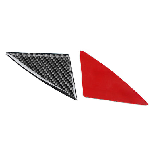 Interior door triangular sticker carbon fiber decorative sticker for Kia Stinger