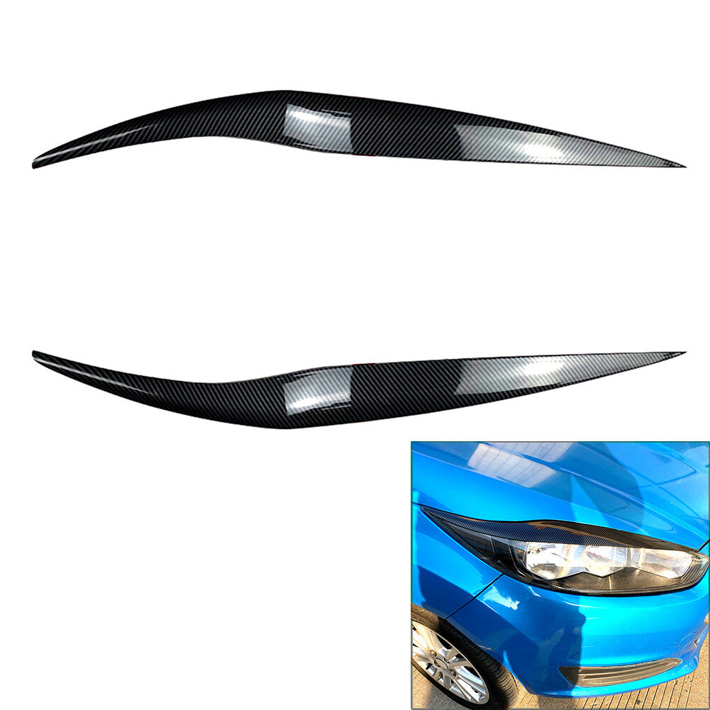 Car Front Headlight Eyebrow Cover Trim Fit  for ford  Fiesta MK6.5 2013-2017?