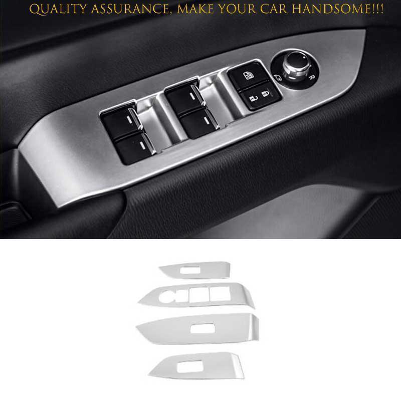 for Mazda CX-5 2017-2024 Silver Titanium Window Lift Lock Switch Panel Trims New