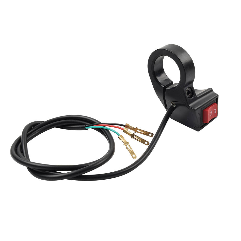 22mm Motorcycle Electric 3 Speed Module Switch Shift For E-bike Scooter Bike ATV Q