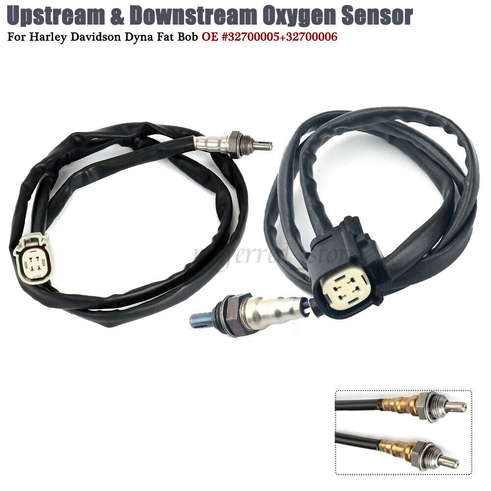 2-pack Oxygen (O2) Sensors (Front & Back) 32700006 32700005 for Fat Boy Dyna V-Rod v