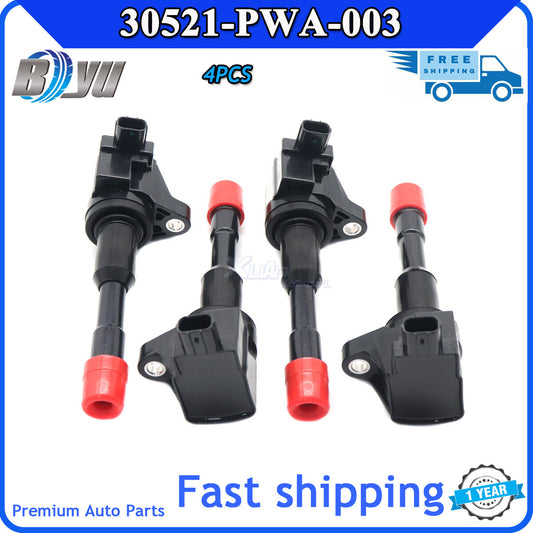 4-piece rear ignition coil 30521-PWA-003 for Honda City for Civic UF374 CM11-108