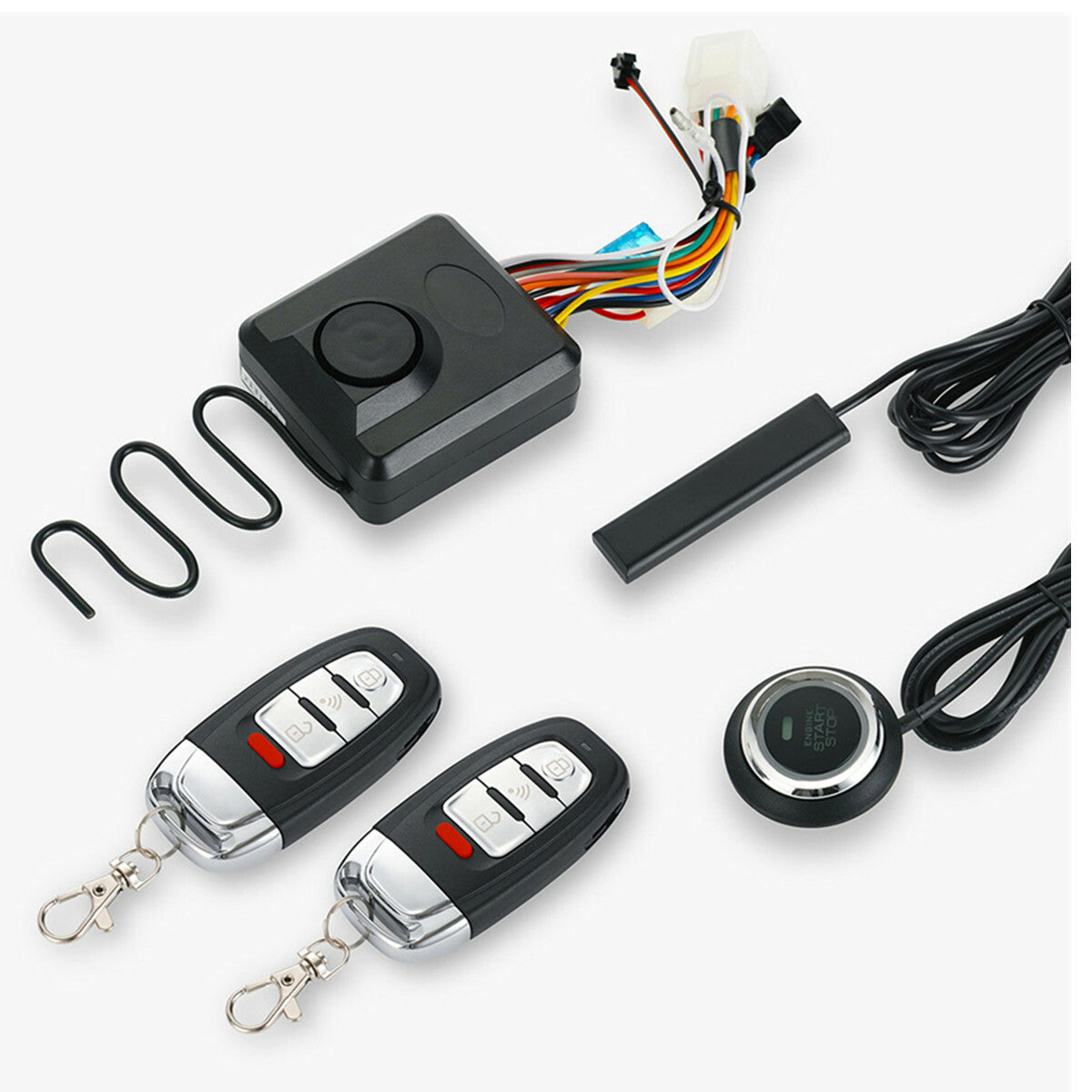 for Smart key engine start button motorcycle scooter equipment anti-theft accessories - n